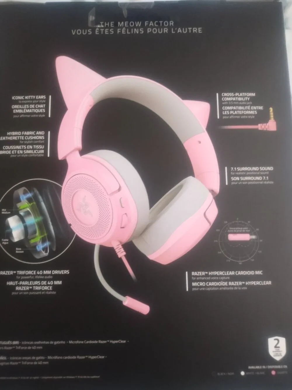 Kraken Kitty gaming headset by Razer